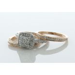 18ct White Gold Diamond Bridal Three Ring Set 2.00 Carats - Valued By AGI £7,250.00 - A stunning