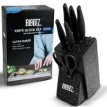 RRP £29.67 Bladez Kitchen Block Knife Set of 6 Pcs