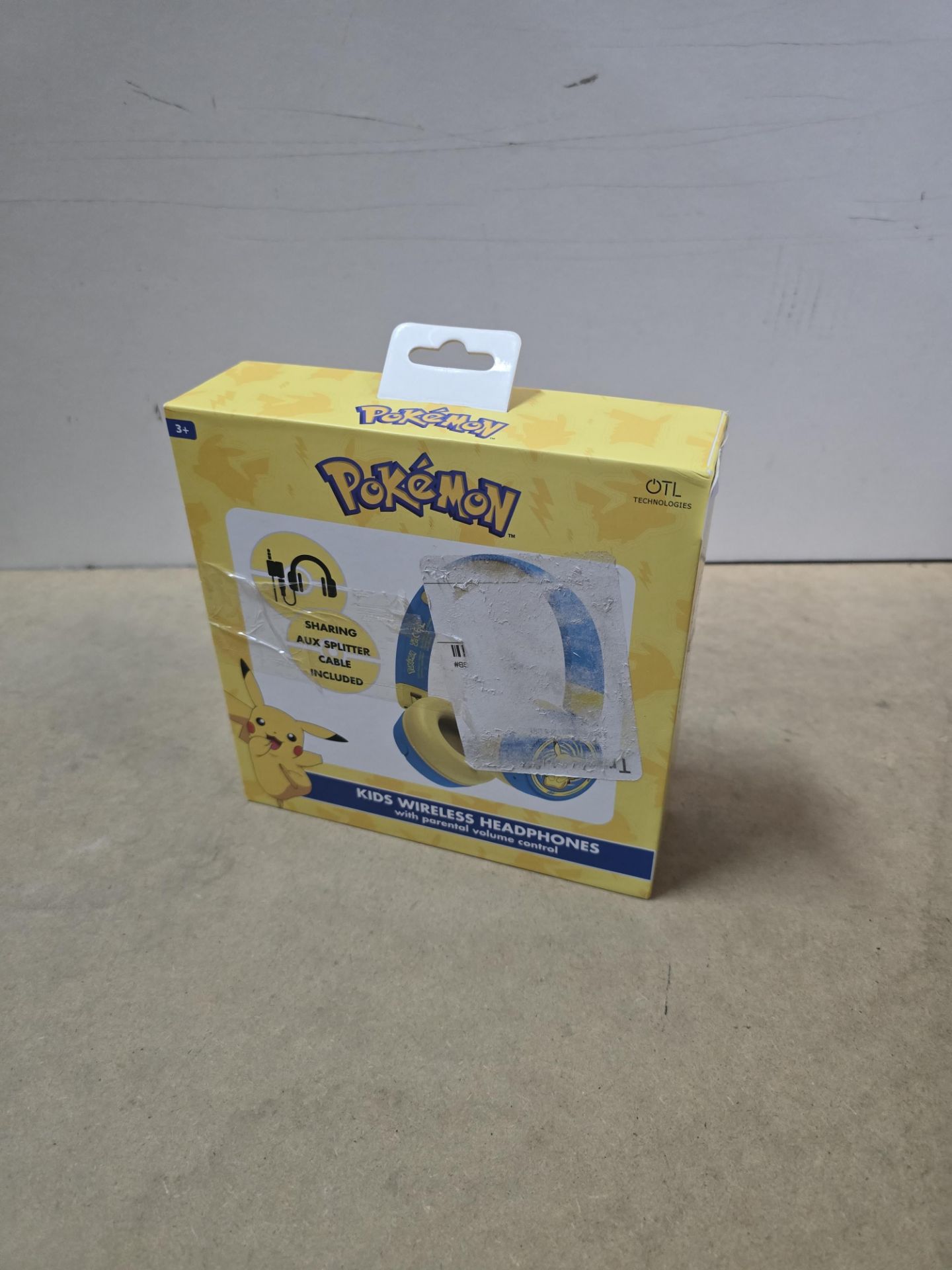 RRP £28.48 OTL Technologies PK0980 Pokemon Pikachu Kids Wireless Headphones - Blue - Image 2 of 2