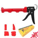 RRP £17.44 iLitLuk Drip-Free Caulking Gun Ratchet Rod Caulk Gun