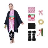 RRP £33.49 Anime Tanjirou Nezuko and Agatsuma Zenitsu Cosplay Costume Outfit