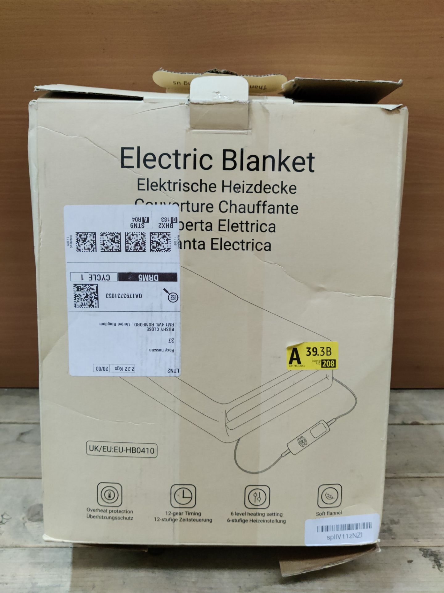 RRP £29.67 Electric Heated Throw - Image 2 of 2