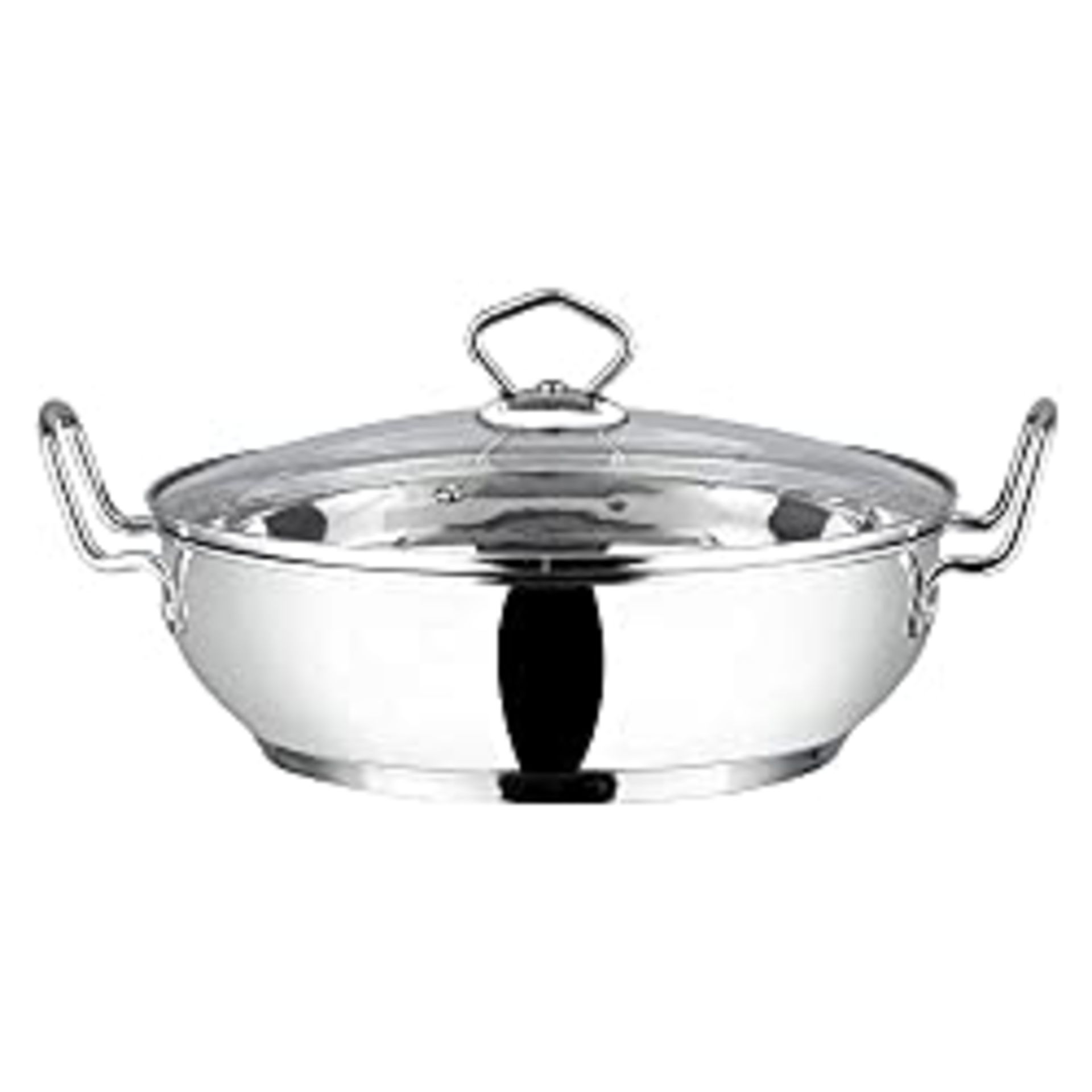 RRP £21.67 Vinod Induction Friendly Kadai Wok Frypan Stainless