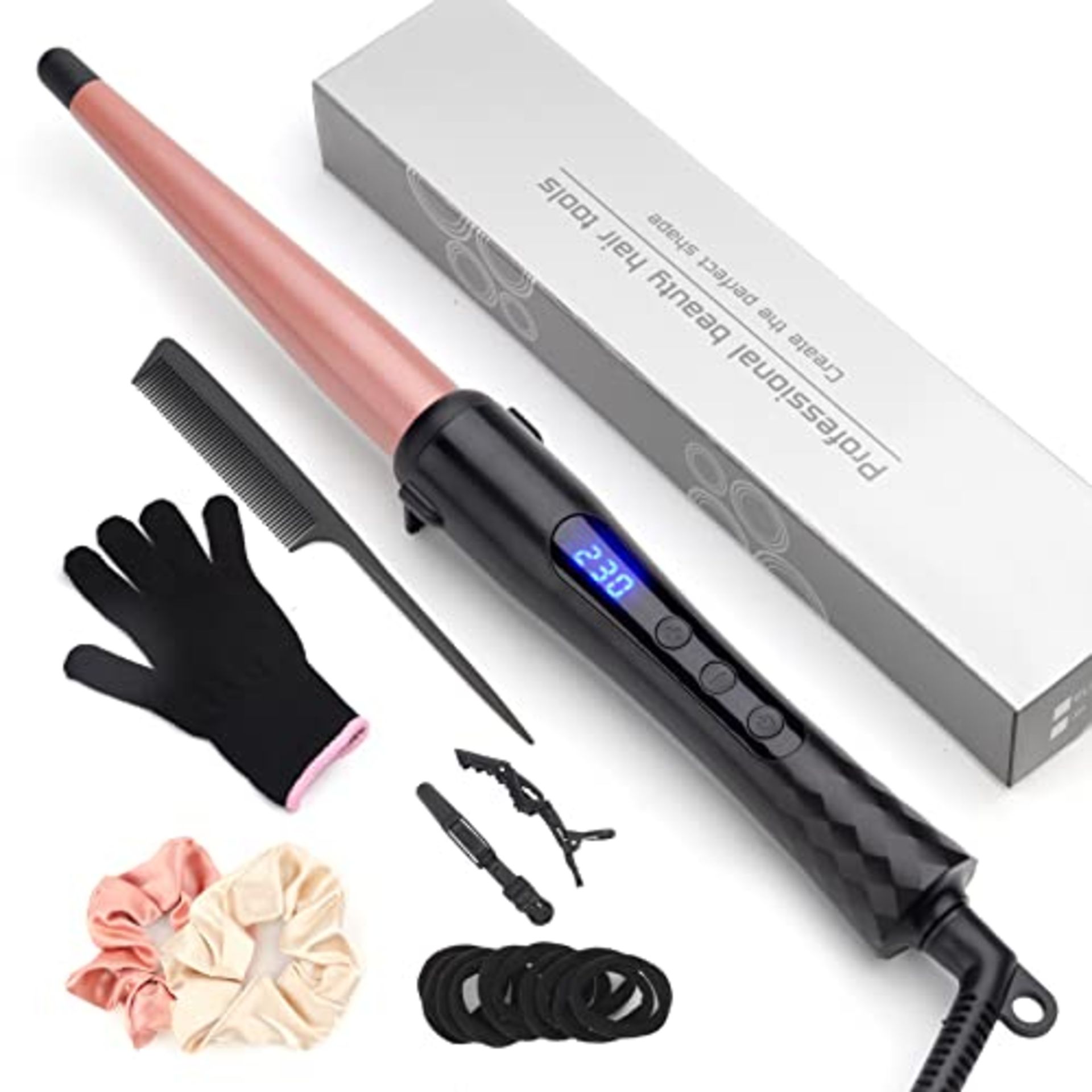 RRP £23.03 Curling Wand 13-25MM Curling Tongs