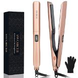 RRP £28.13 Hair Straighteners for Women 2 in 1 Hair Straightener