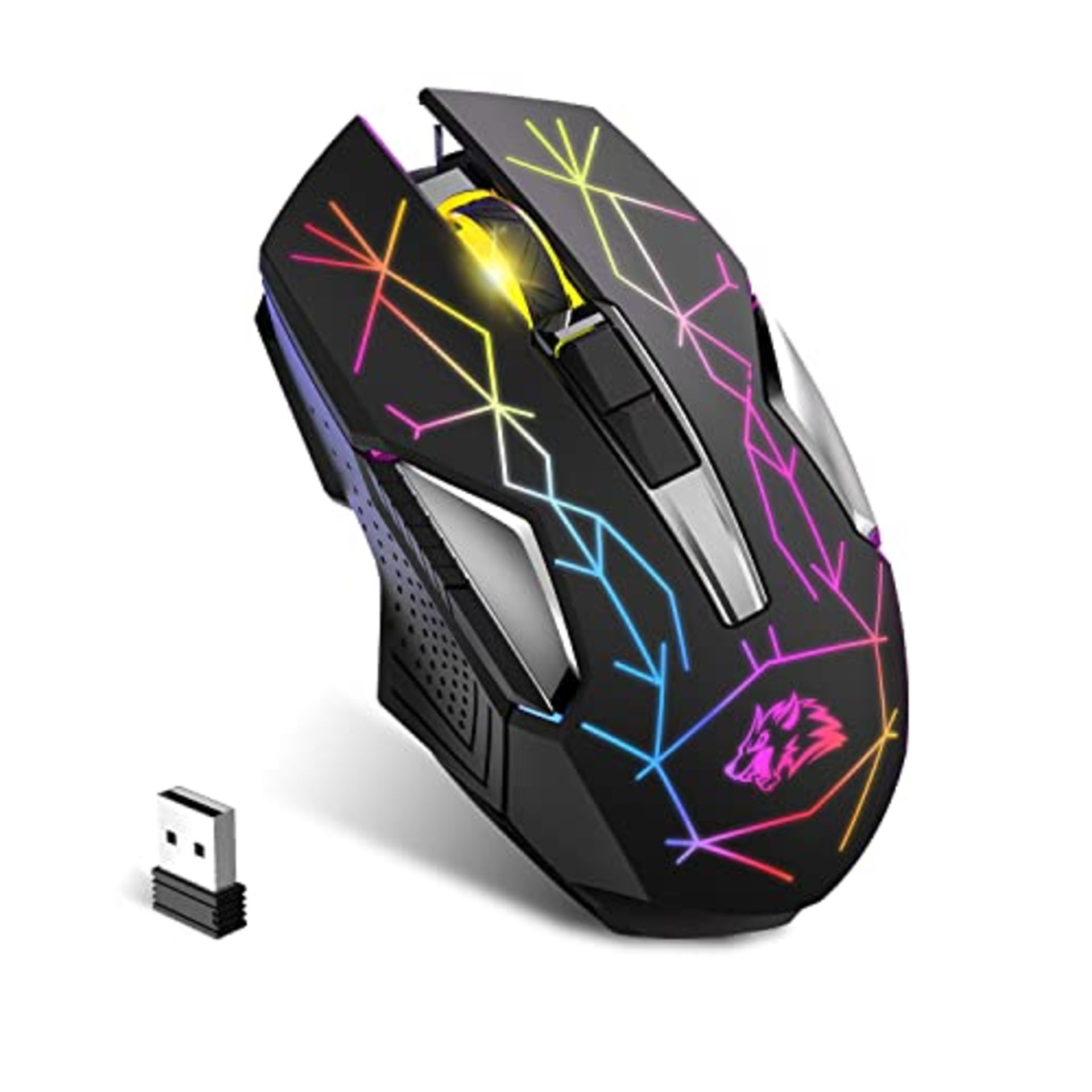 RRP £20.77 KUIYN X18 Wireless Gaming Mouse 2.4G
