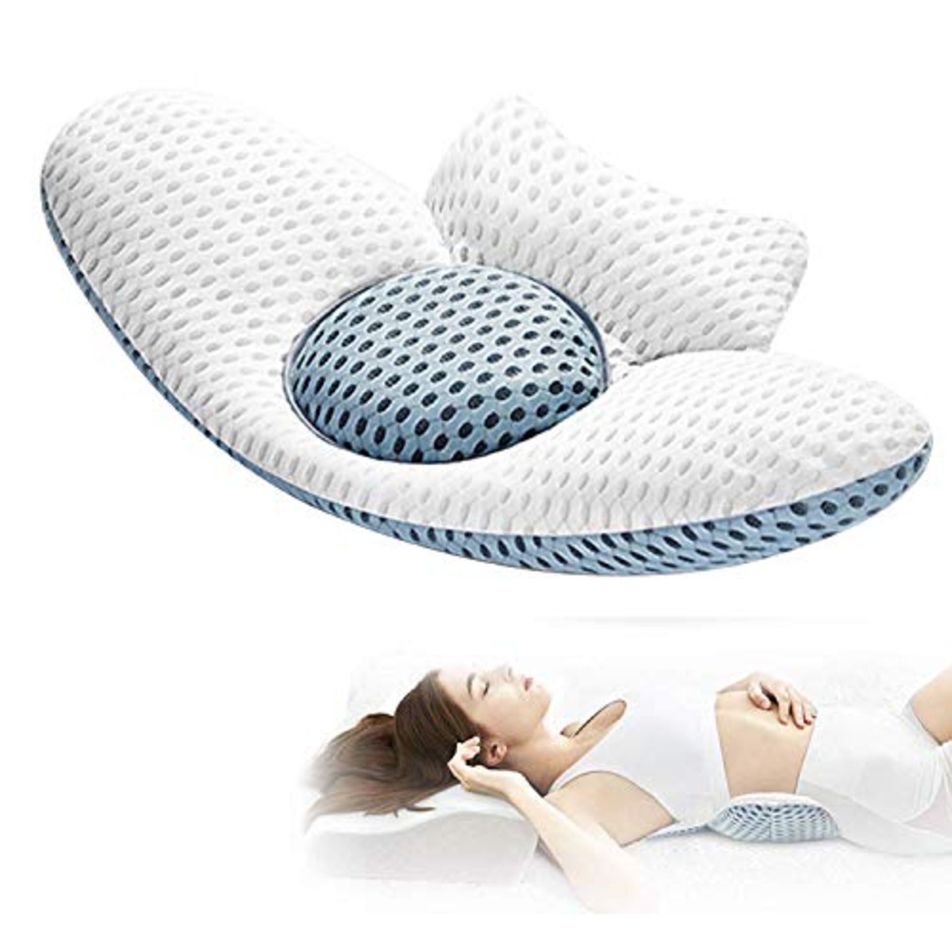 RRP £27.25 Lumbar Back Support Cushion for Bed