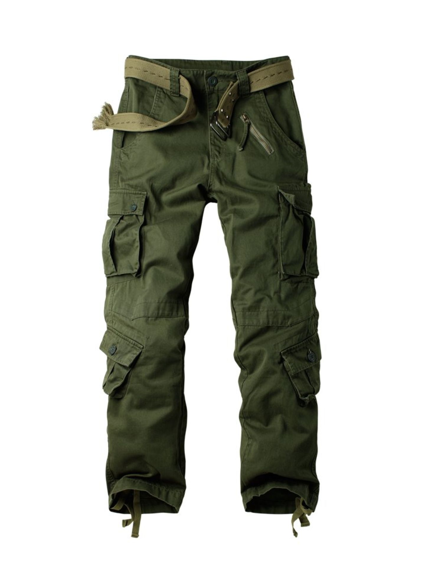 RRP £38.24 Aeslech Mens Cargo Work Combat Trousers Tactical Army