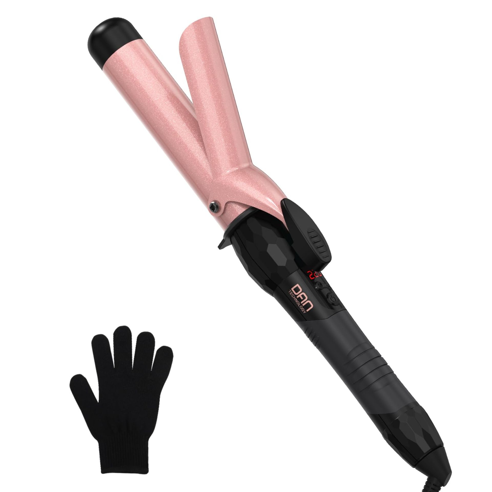 RRP £28.52 DAN Technology Curling Wand Curling Tongs Dual Voltage