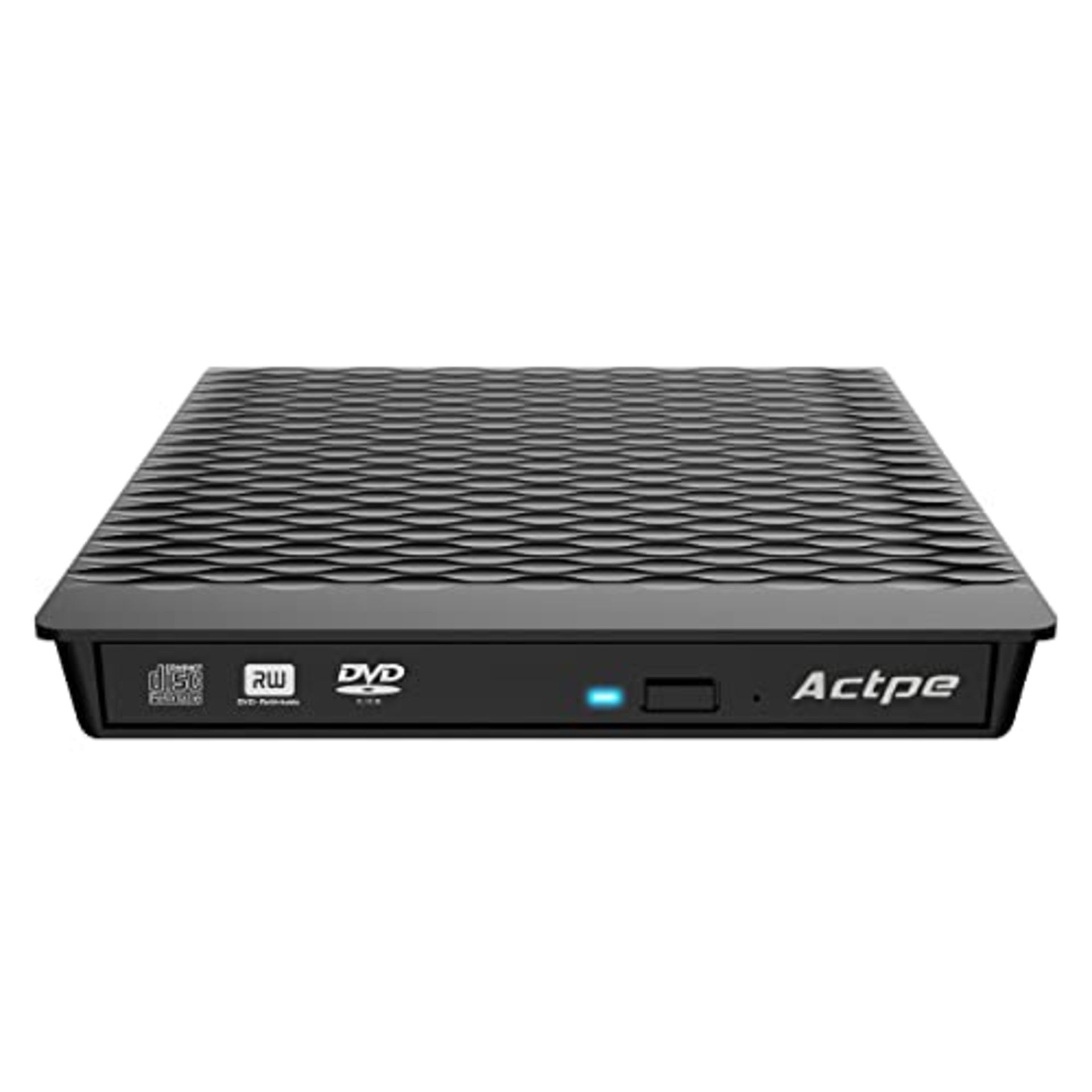 RRP £22.82 Actpe USB 3.0 External DVD Burner Writer Recorder CD/DVD