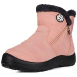 RRP £39.44 Women Winter Snow Boots Ladies Fur Lined Warm Outdoor