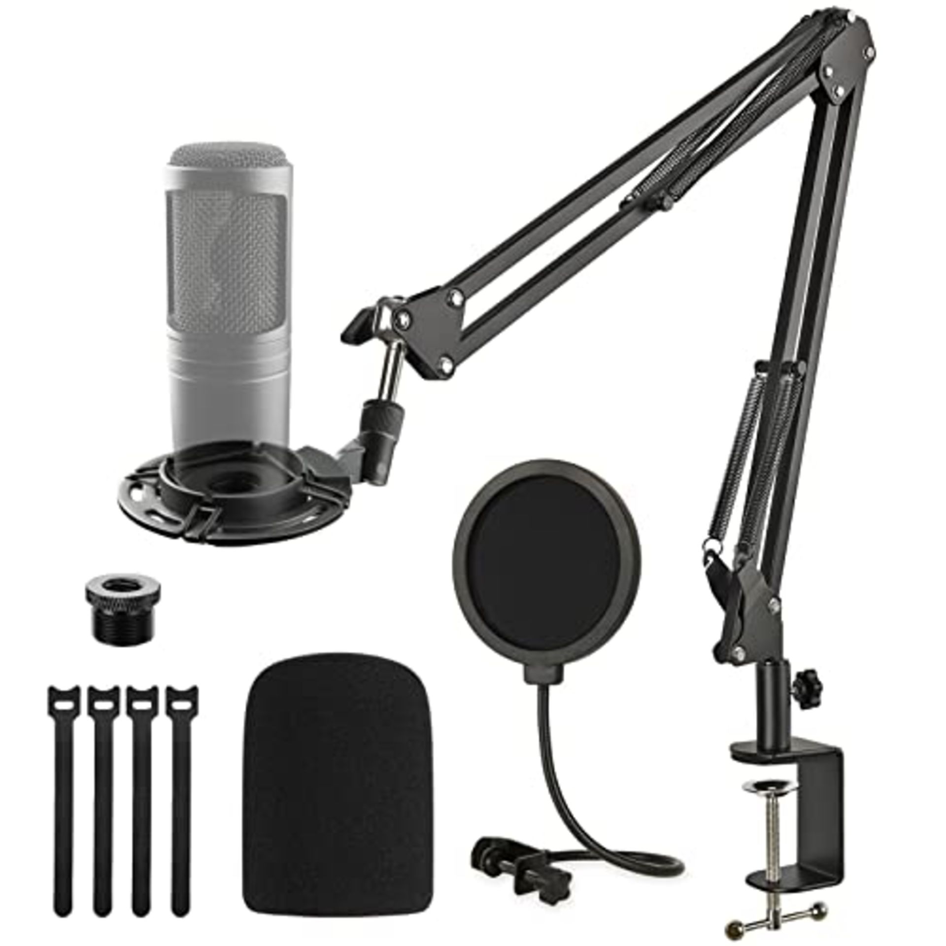 RRP £31.25 Audio Technica Mic Stand Suspension Scissor Boom Arm with Shock Mount