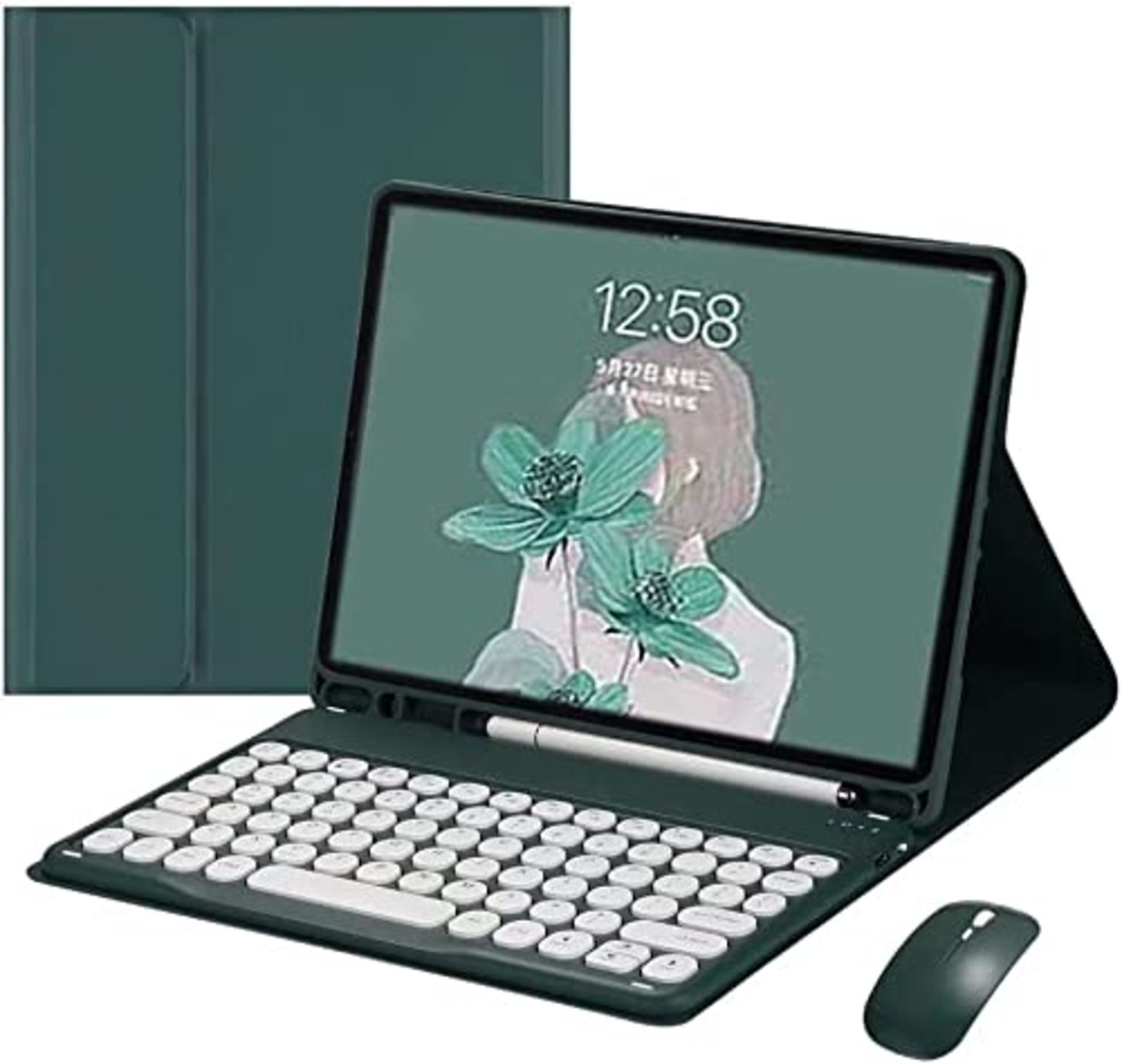RRP £51.23 Keyboard Case for Samsung Galaxy Tab S7 FE /S7 Plus/S8