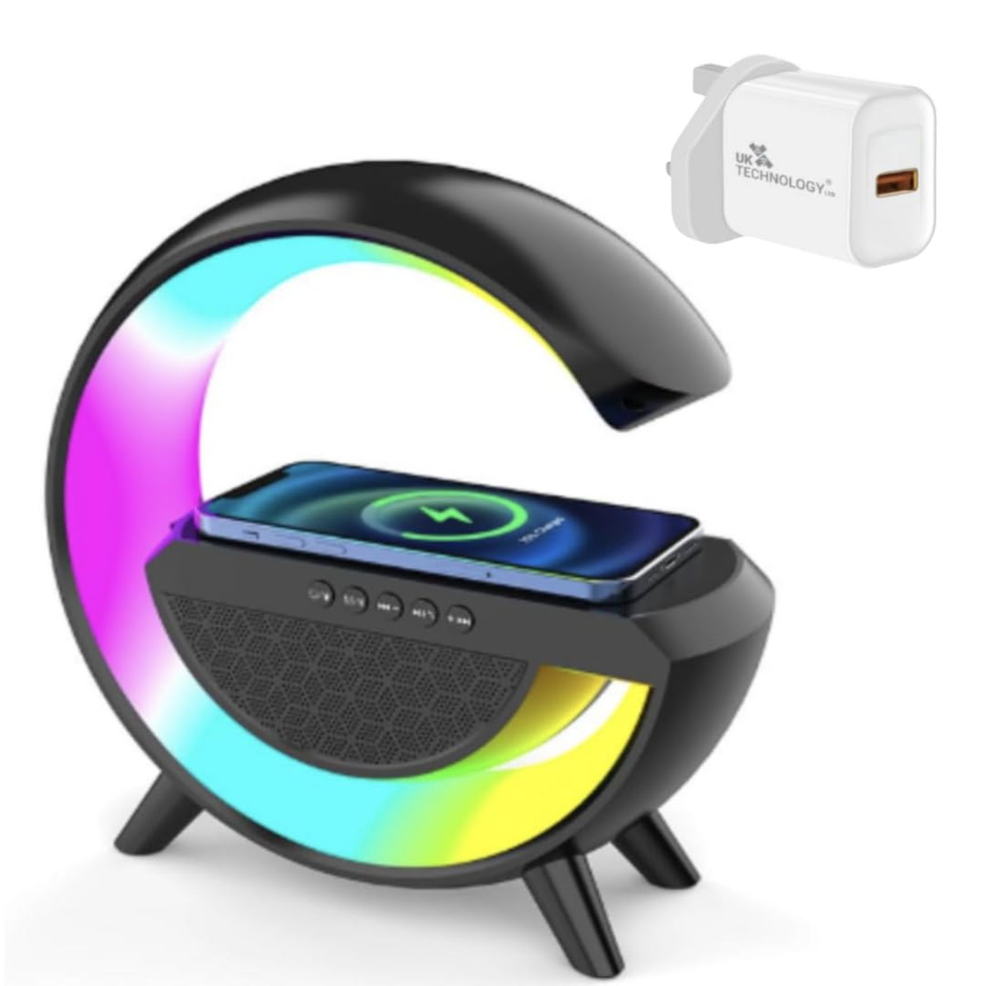 RRP £34.20 UK Technology G Lamp with Wireless Charger