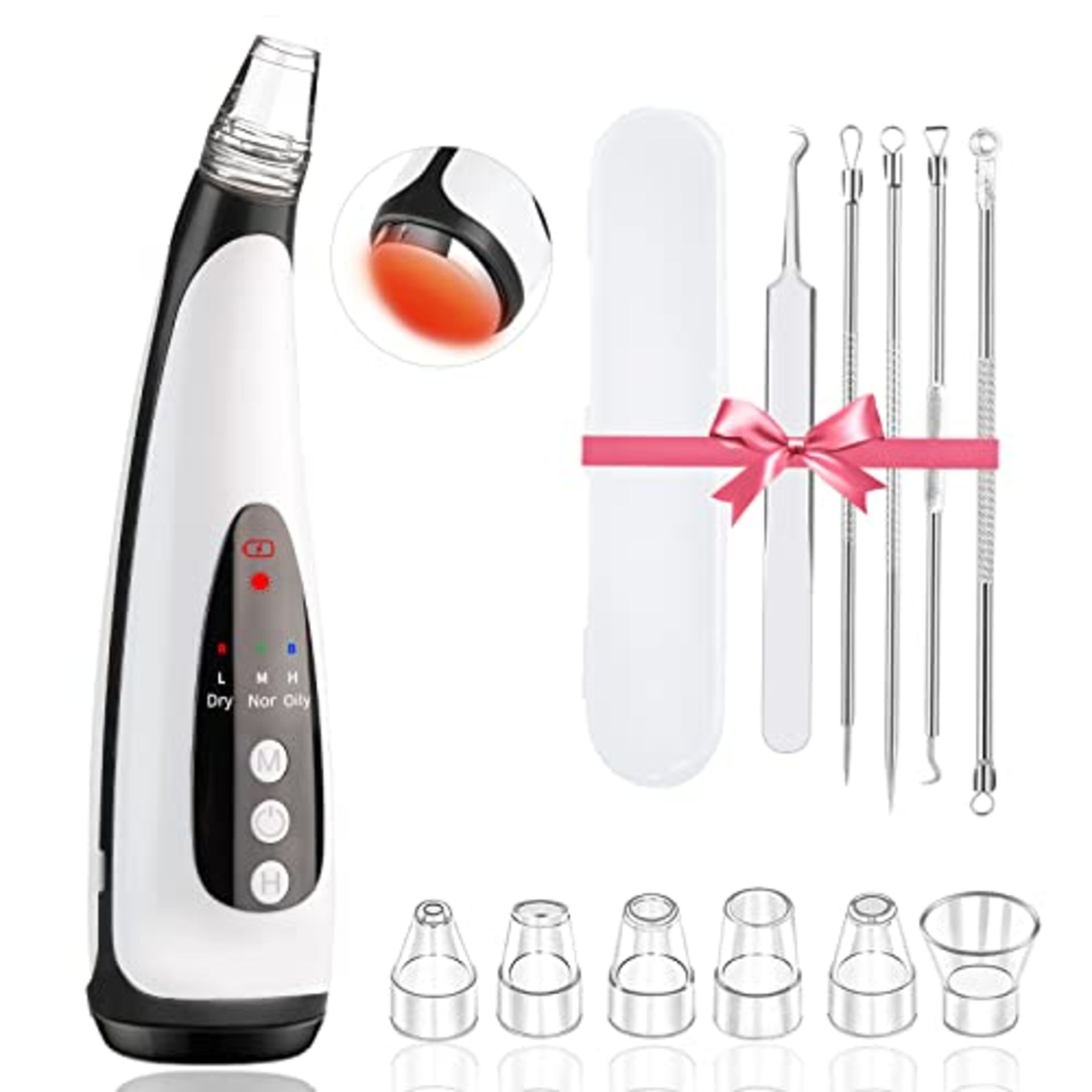 RRP £20.08 LIDOFIGO Blackhead Remover Vacuum