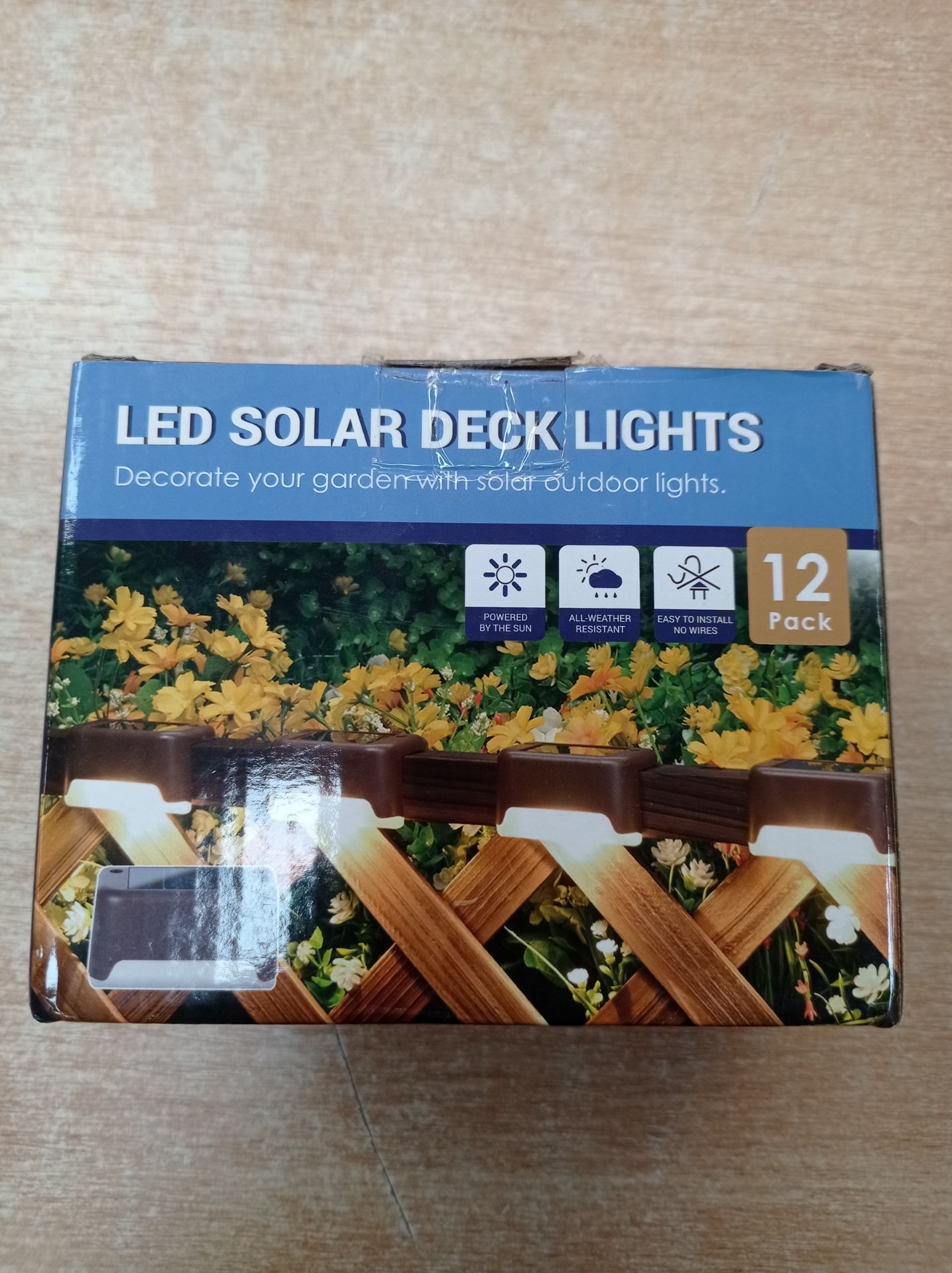 RRP £28.41 Solpex Solar Deck Lights 12 Pack Waterproof for Outdoor Stairs - Image 2 of 2