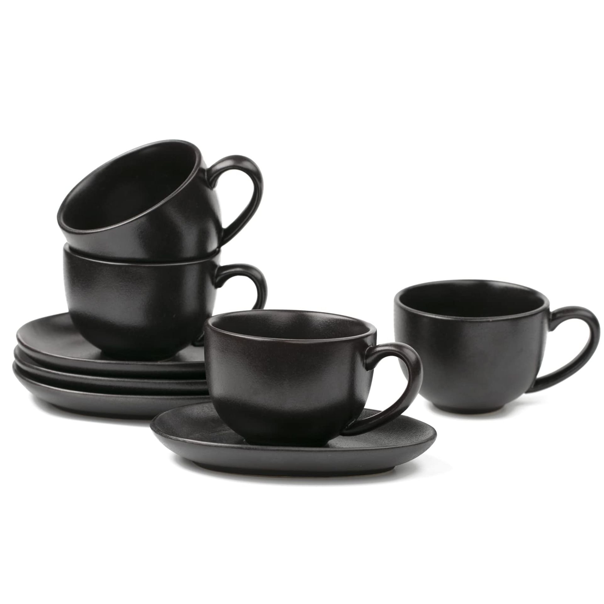 RRP £37.66 vicrays 6.5 oz Cappuccino Cups with Saucers