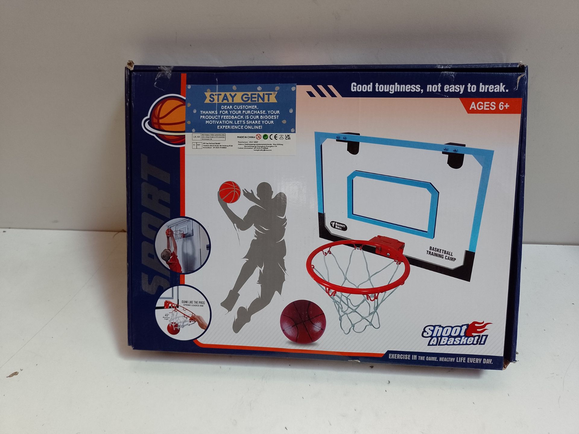 RRP £33.87 STAY GENT Mini Basketball Hoop for Kids and Adult - Image 2 of 2