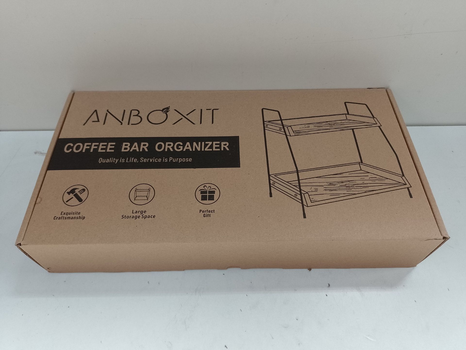 RRP £23.59 ANBOXIT Coffee Station Organizer for Countertop - Image 2 of 2