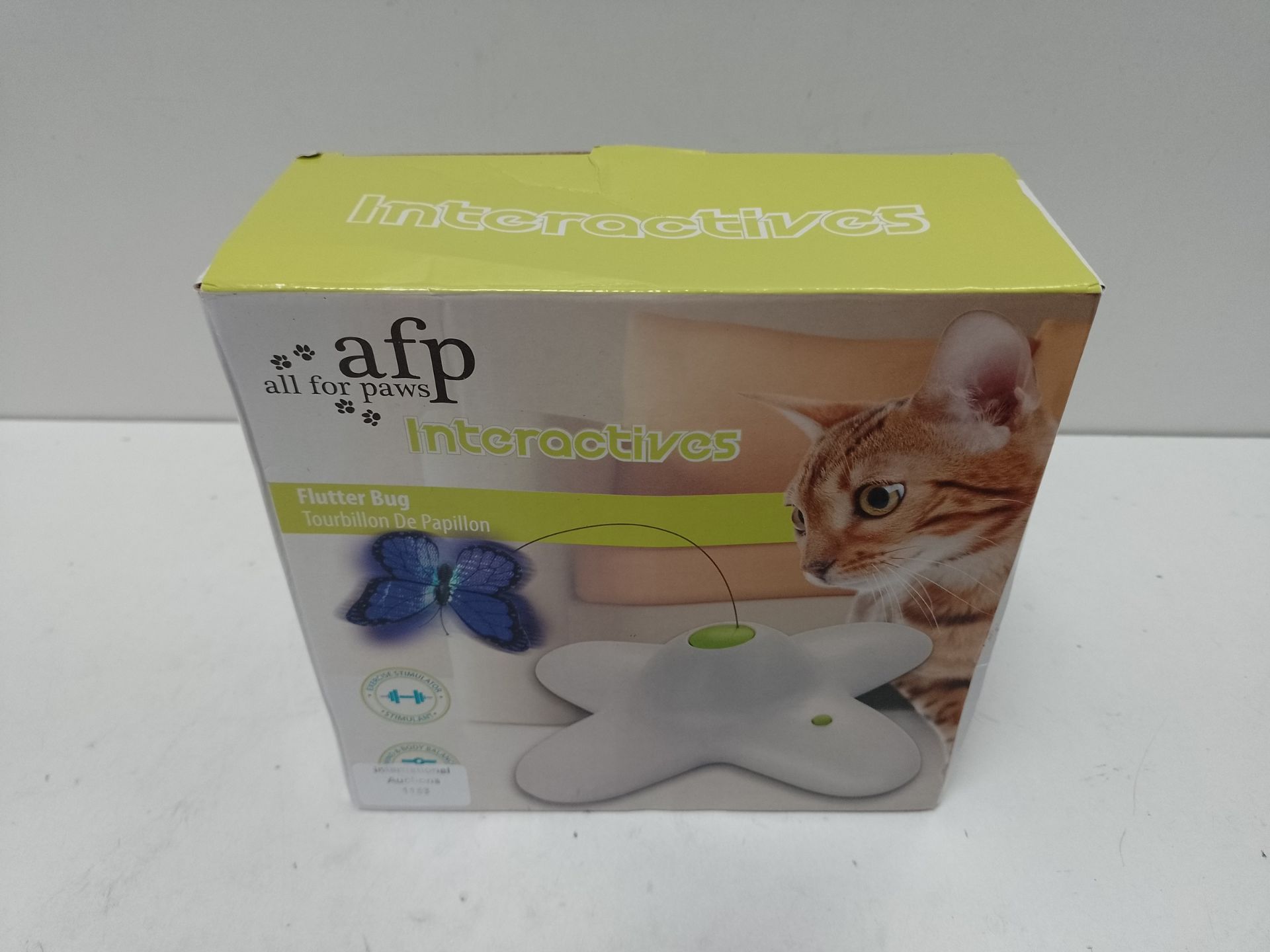 RRP £16.48 ALL FOR PAWS Interactive Cat Toys Flutter Bug Cat Butterfly - Image 2 of 2