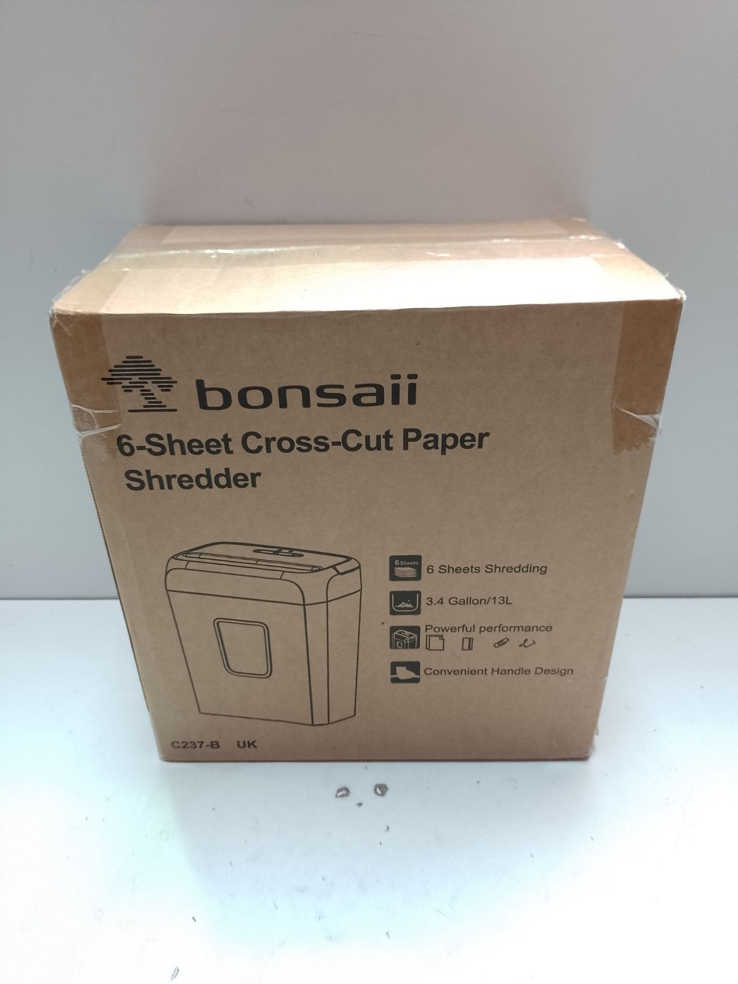 RRP £32.02 Bonsaii Paper Shredder for Home Use - Image 2 of 2