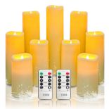 RRP £25.10 YIWER Waterproof led Flameless Candles