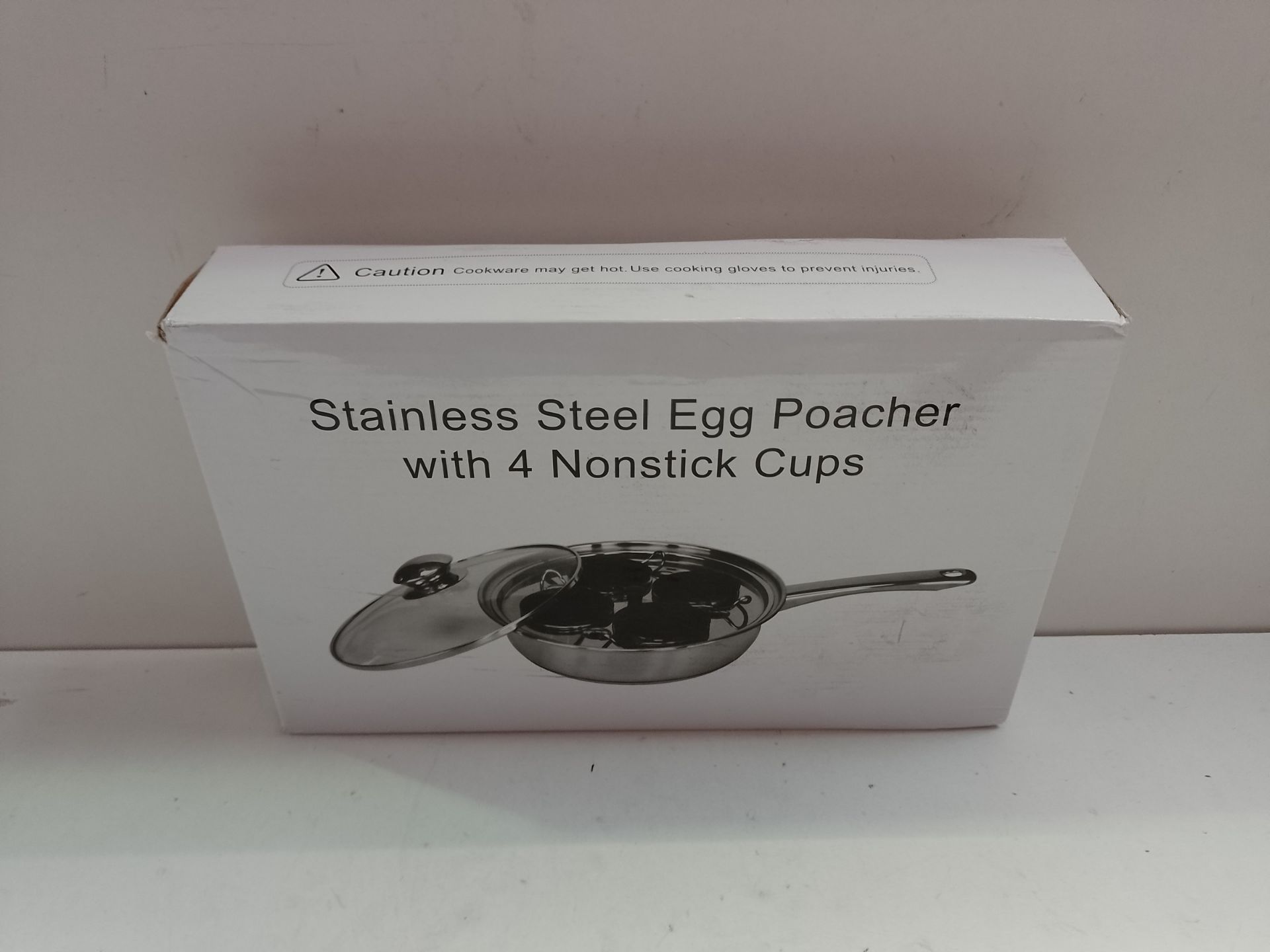 RRP £31.95 4 Cups Egg Poacher Pan - Image 2 of 2