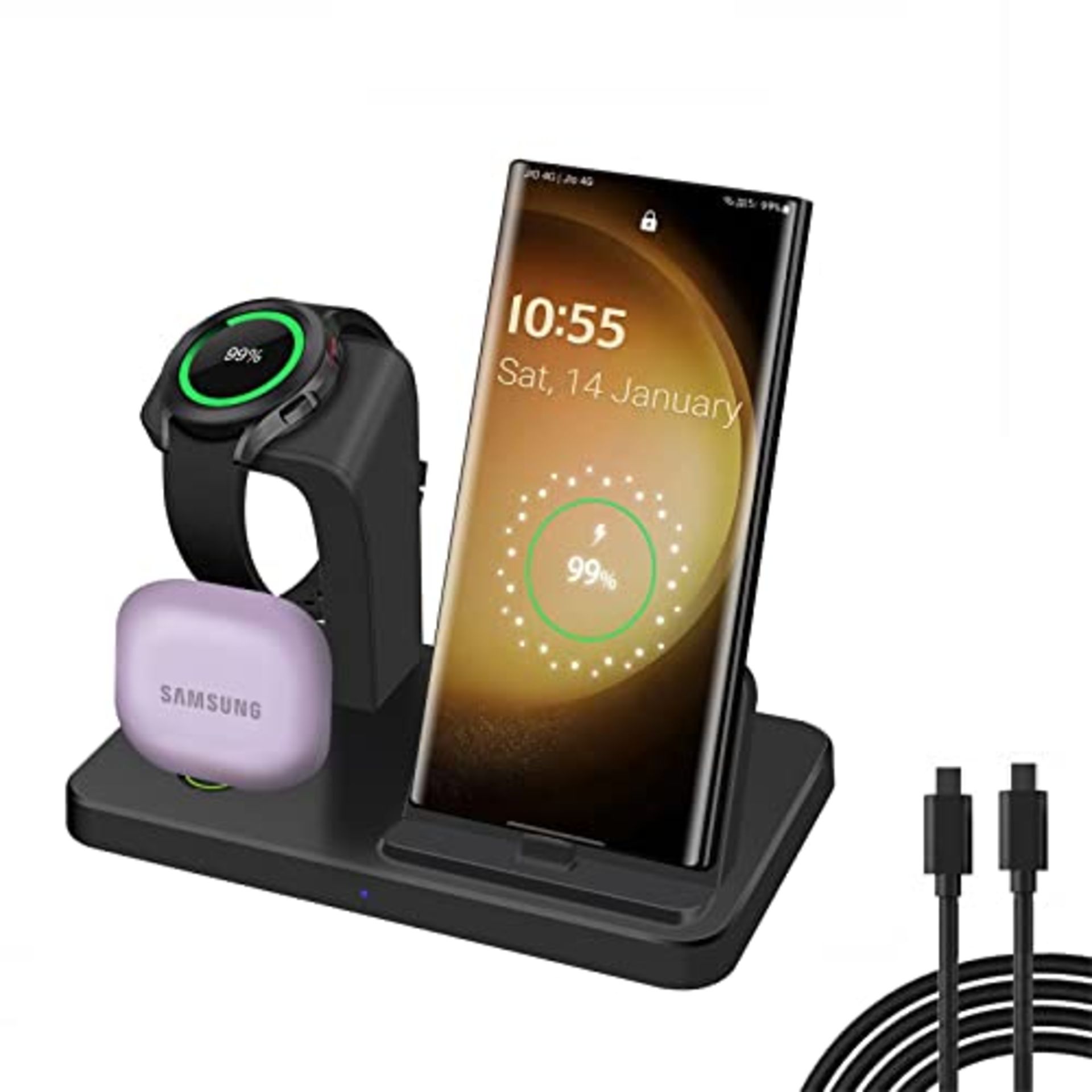 RRP £25.10 Charging Station for Samsung Devices