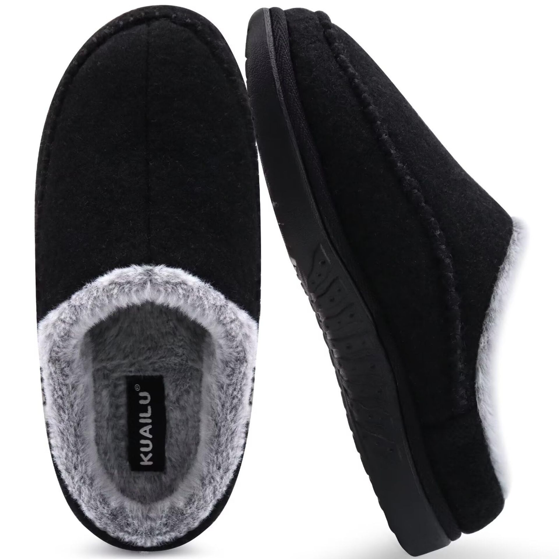 RRP £20.54 KuaiLu Mens Clog Slippers with Comfy Arch Support Orthotic