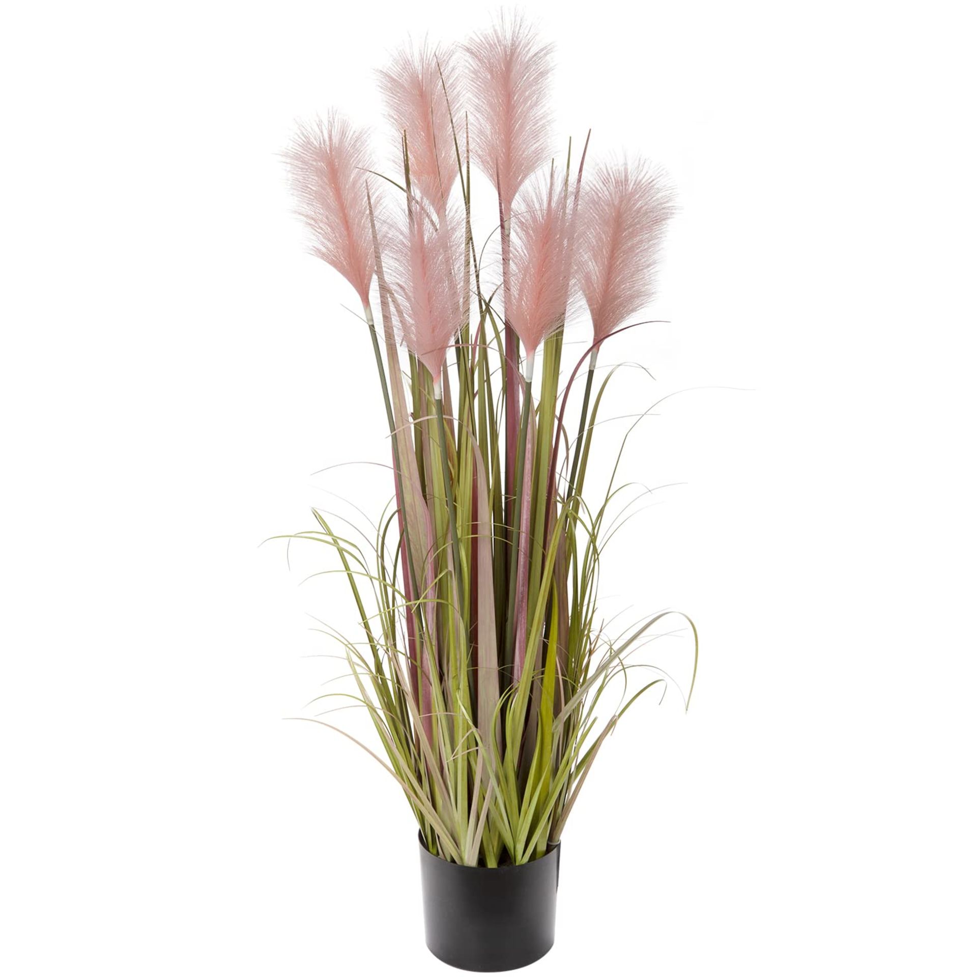 RRP £51.36 Hollyone 100CM Artificial Plant Pink Pampas Grass