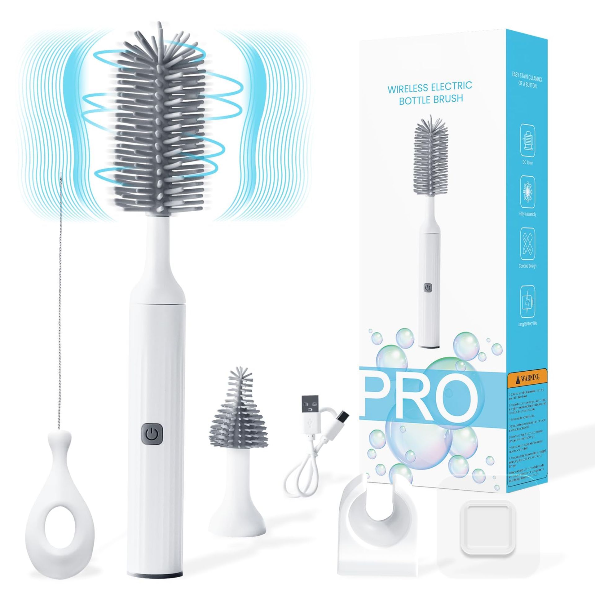 RRP £22.07 Orzbow Electric Baby Bottle Brushes for Cleaning