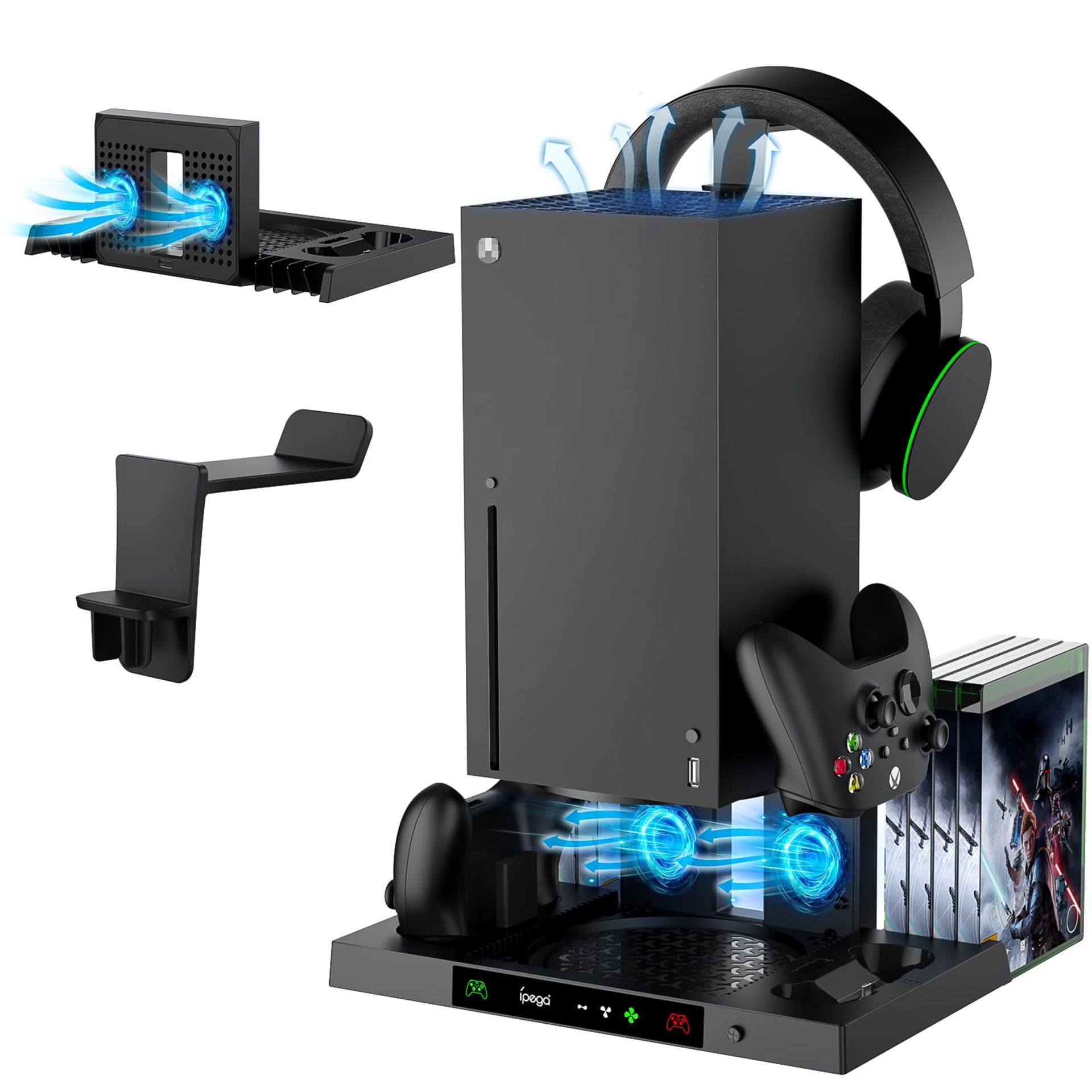 RRP £45.65 FASTSNAIL Charging Station for Xbox Series X with Cooling Fan