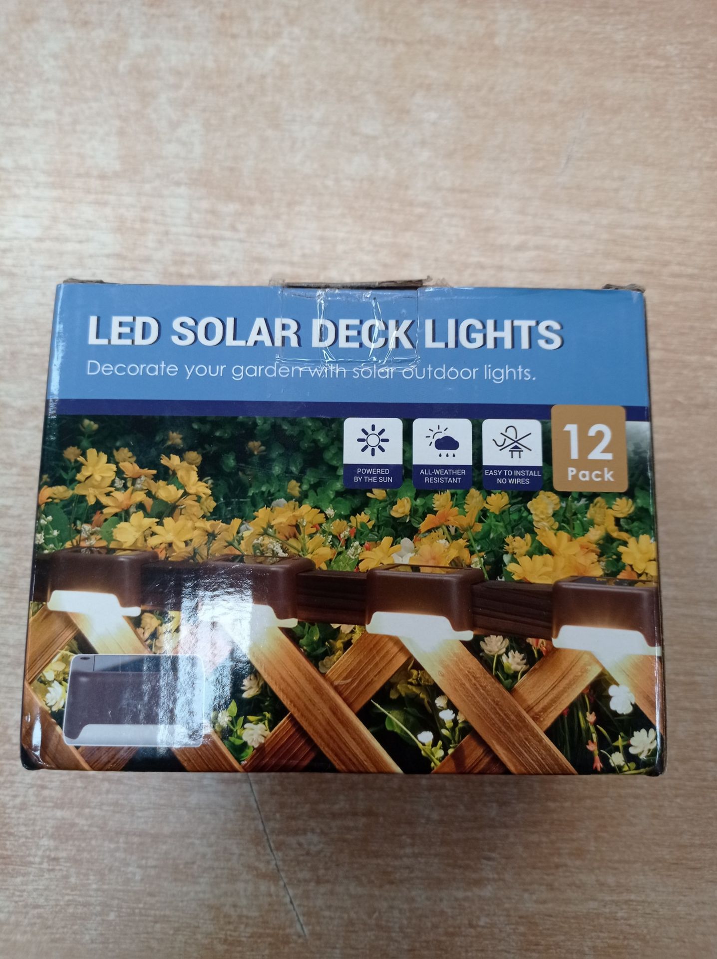 RRP £28.41 Solpex Solar Deck Lights 12 Pack Waterproof for Outdoor Stairs - Image 2 of 2