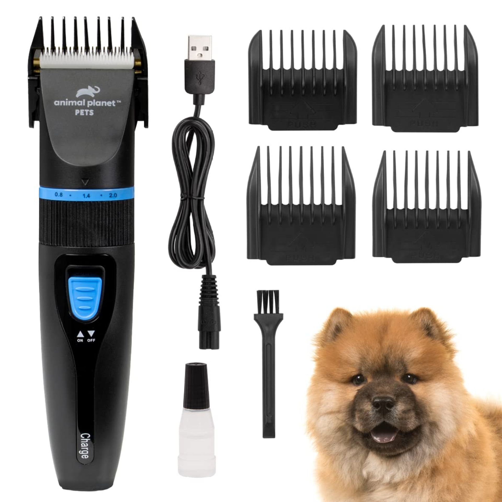 RRP £18.25 Animal Planet 59539 Cordless Professional Pet Grooming