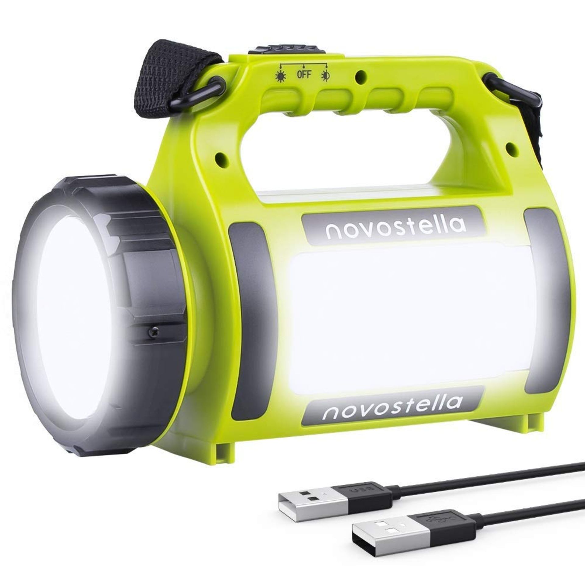 RRP £24.25 NOVOSTELLA Rechargeable LED Torch