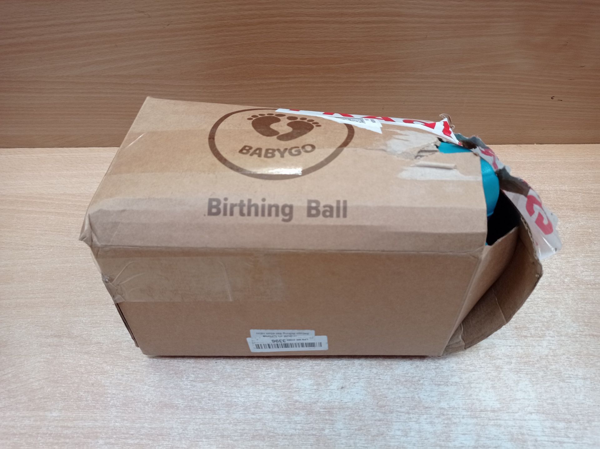 RRP £28.48 BABYGO Birthing Ball For Pregnancy Maternity Labour - Image 2 of 2