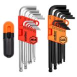 RRP £14.82 HORUSDY Allen Key Set | 27-Piece Hex Key Set | Inch