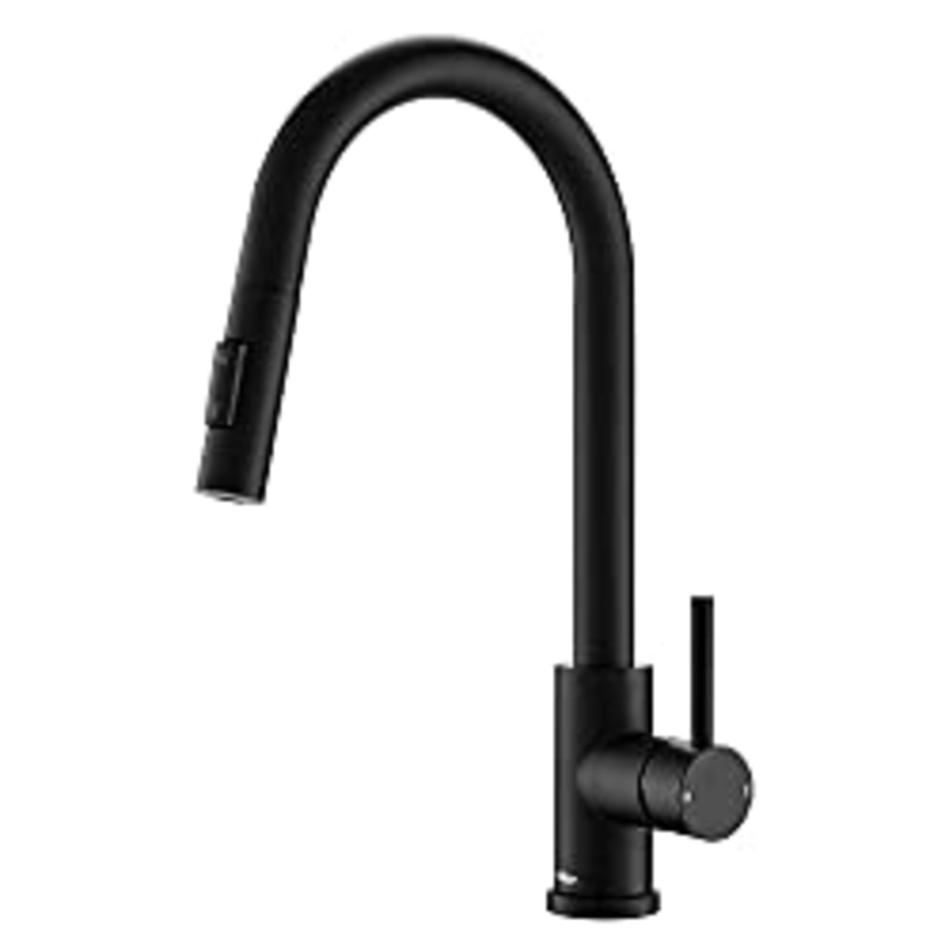 RRP £54.70 Tohlar Black Kitchen Taps with Pull-Down Sprayer Single Handle Kitchen Tap