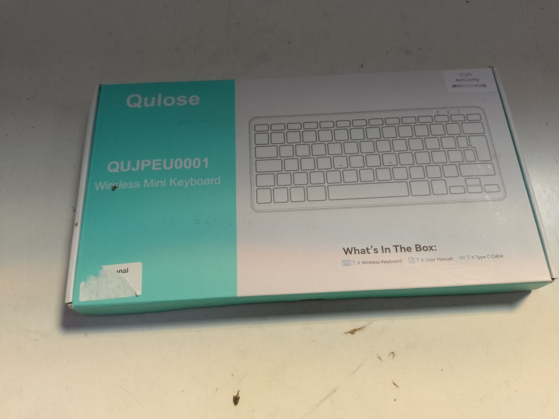 RRP £20.54 Qulose Bluetooth Wireless Keyboard - Image 2 of 2