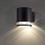 RRP £22.82 TJCoLUX LED Solar Wall Light Outdoor Aluminum Wireless