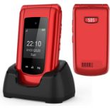 RRP £45.65 Tosaju 2G Flip Senior Mobile Phones Unlocked Sim Free