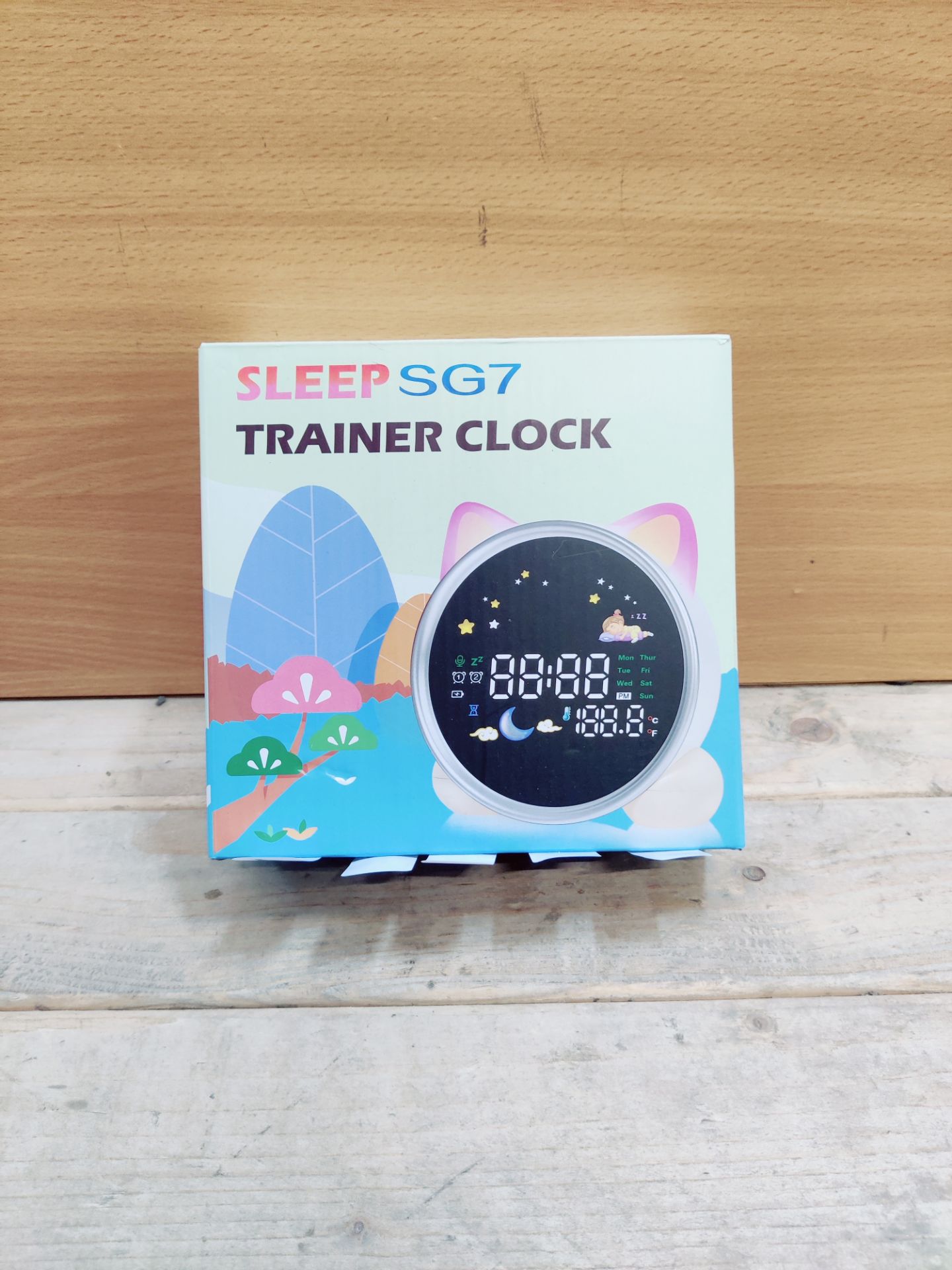 RRP £30.41 Lemnoi Alarm Clock for Kids - Image 2 of 2