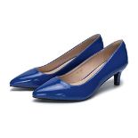 RRP £30.14 Womens Court Shoes Low Kitten Heel Dress Pump Shoes