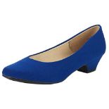 RRP £32.37 DREAM PAIRS Womens Mid Block Heels Ladies Low Court