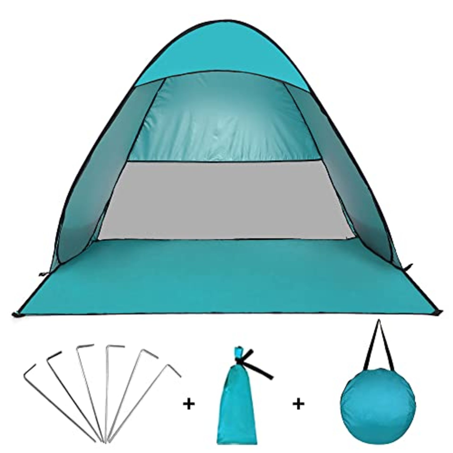 RRP £17.85 Teenza Pop-Up Beach Tent