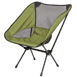RRP £25.88 VFM - Camping Chair Green Ultra Light Pack Away