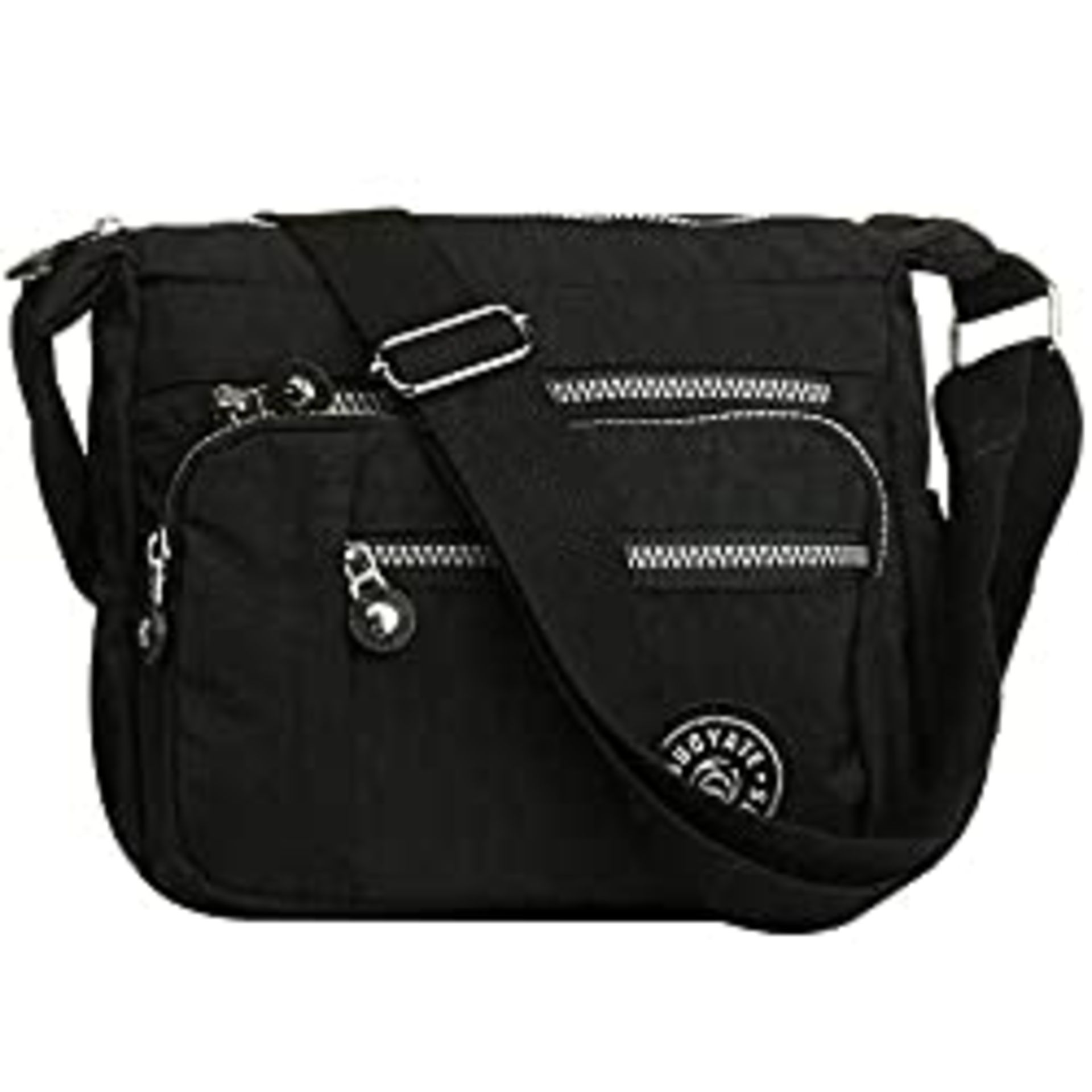 RRP £18.97 Womens Multi Pocket Casual Cross Body Bag Travel Bag