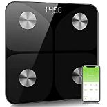 RRP £22.20 Scales for Body Weight - Smart Body Fat Scales Composition Analyzer Monitor