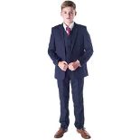 RRP £46.89 Romario Boys Navy Suit