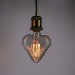 RRP £18.41 Uonlytech Led Light Bulb LED Bulb Vintage Heart Shape